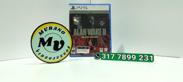 AlanWakeIIDeluxeEdition-PS5-MuranoVideojuegos-Front Alan Wake II