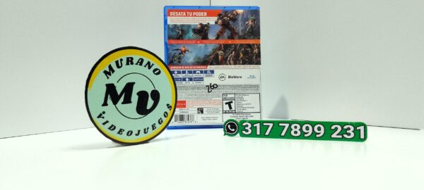 Anthem-USED-PS4-MuranoVideojuegos-Back Anthem