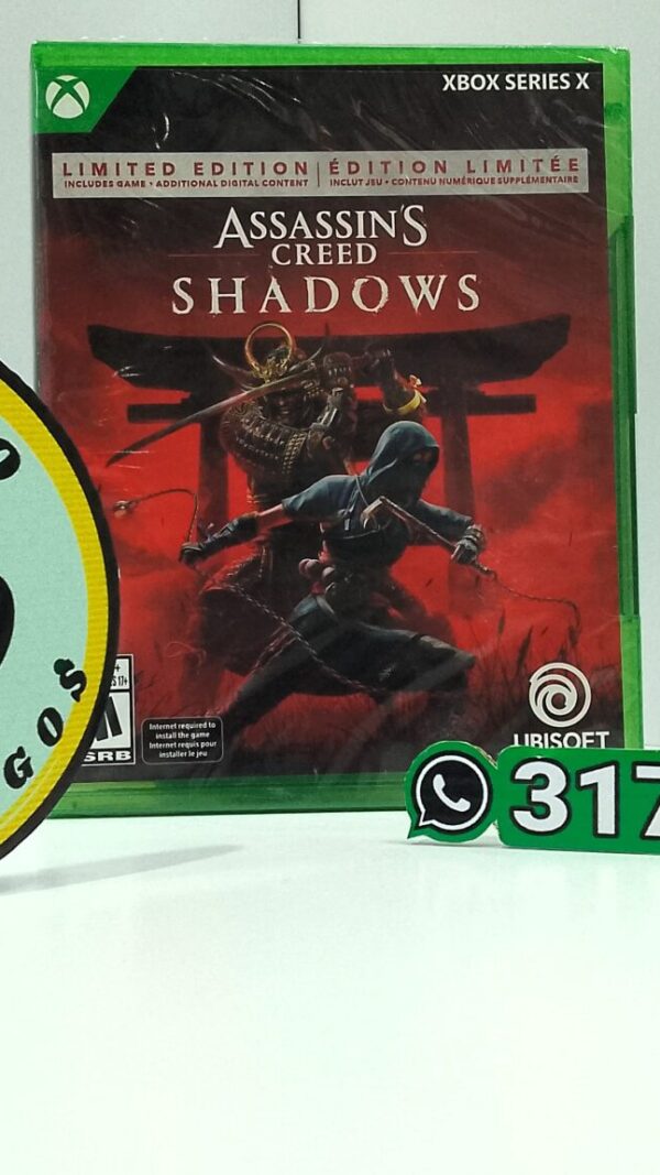 AssassinsCreedShadows-XBOX-X-MuranoVideojuegos-Front Assassins Creed Shadows