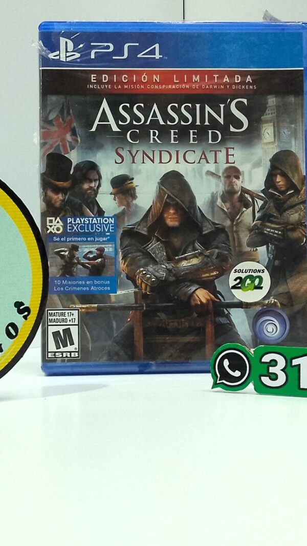 AssassinsCreedSyndicateLimitedEdition-NEW-PS4-MuranoVideojuegos-Front Assassins Creed Syndicate - Limited Edition