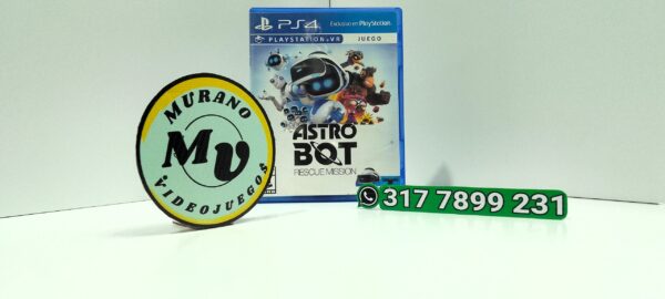 AstroBotRescueMission-USED-PS4-MuranoVideojuegos-Front Astro Bot Rescue Mission VR