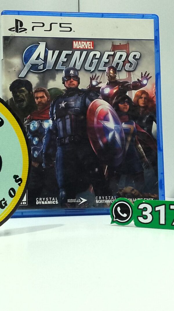 AvengersUsed-PS5-MuranoVideojuegos-Front Marvel Avengers