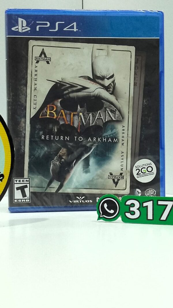 BatmanReturnToArkham-NEW-PS4-MuranoVideojuegos-Front Batman Return To Arkham
