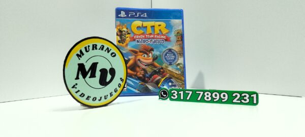 CTRCrashTeamRacingNitroFueled-NEW-PS4-MuranoVideojuegos-Front CTR Crash Team Racing Nitro Fueled