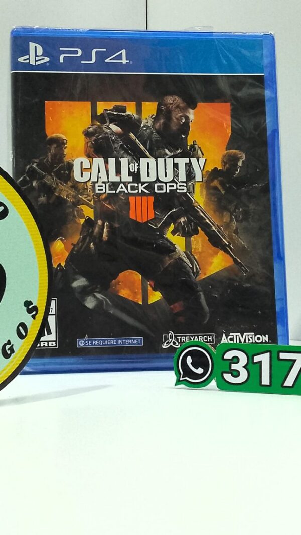 CallOfDutyBlackOPS4-NEW-PS4-MuranoVideojuegos-Front Call Of Duty Black OPS 4