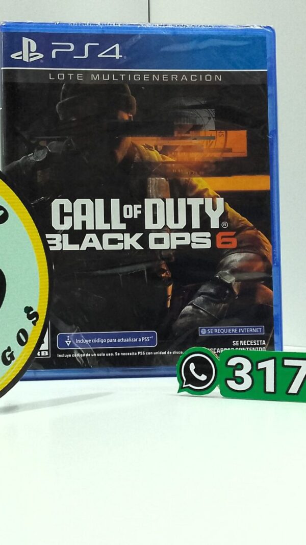 CallOfDutyBlackOPS6LoteMultigeneracion-NEW-PS4-MuranoVideojuegos-Front Call Of Duty Black OPS 6 Lote Multigeneración