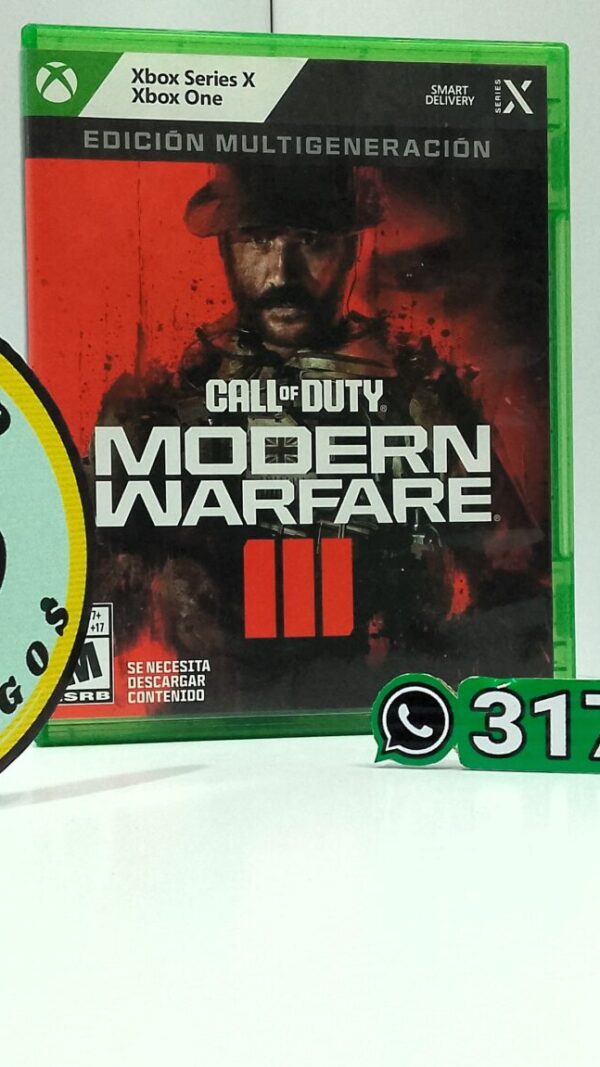 CallOfDutyModernWarfareIII-USED-XBOX-X-MuranoVideojuegos-Front Call Of Duty Modern Warfare III