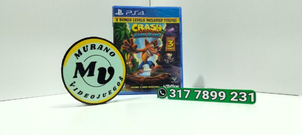 CrashBandicootNSaneTrilogy-NEW-PS4-MuranoVideojuegos-Front Crash Bandicoot NSane Trilogy