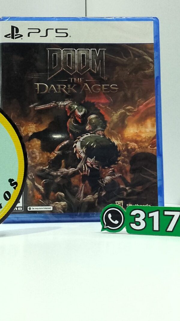 DOOMTheDarkAges-PS5-MuranoVideojuegos-Front DOOM - The Dark Ages