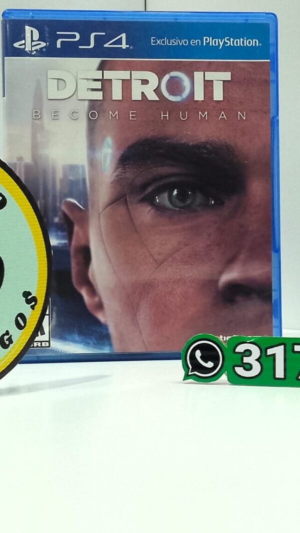 DetroitBecomeHuman-USED-PS4-MuranoVideojuegos-Front Detroit Become Human