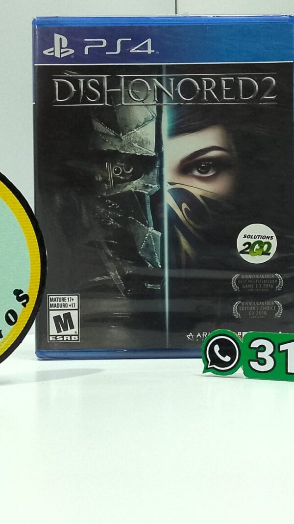 Dishonored2-NEW-PS4-MuranoVideojuegos-Front Dishonored 2
