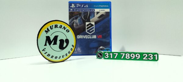 DriveClubVR-USED-PS4-MuranoVideojuegos-Front Drive Club VR