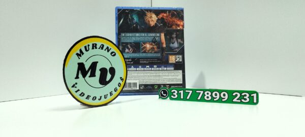 FinalFantasyVIIRemake-NEW-PS4-MuranoVideojuegos-Back Final Fantasy VII Remake