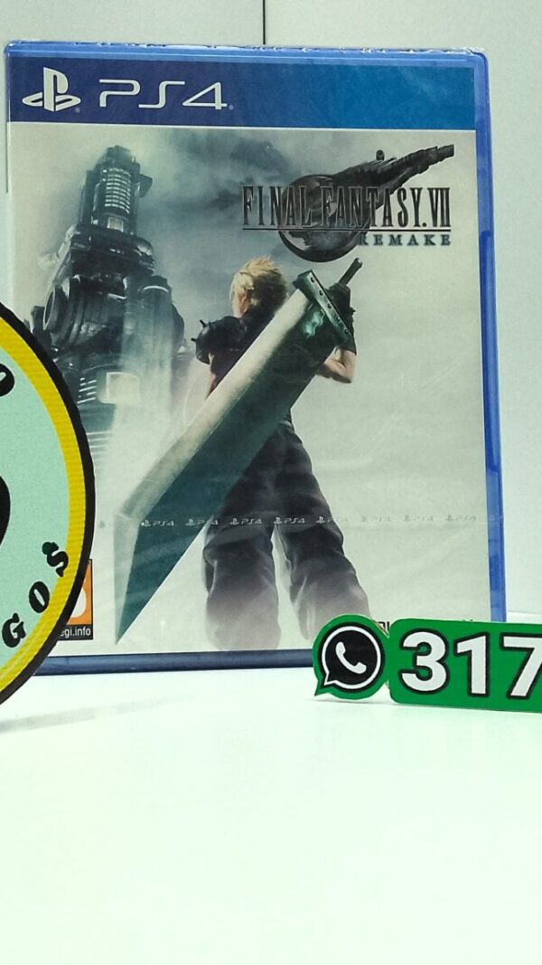 FinalFantasyVIIRemake-NEW-PS4-MuranoVideojuegos-Front Final Fantasy VII Remake