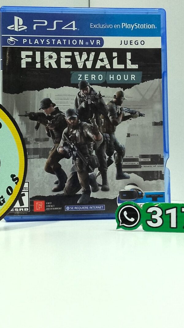 FirewallZeroHour-USED-PS4-MuranoVideojuegos-Front Firewall Zero Hour VR