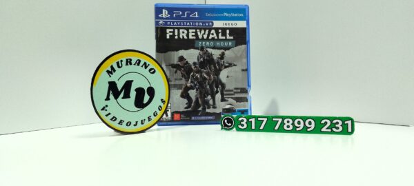 FirewallZeroHour-USED-PS4-MuranoVideojuegos-Front Firewall Zero Hour VR