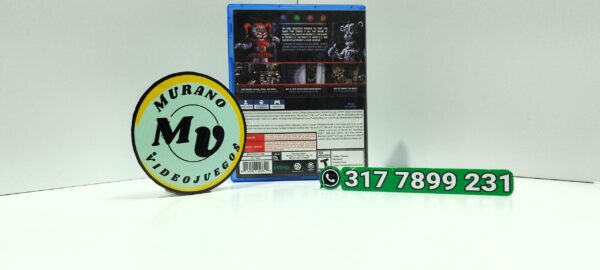 FiveNightsAtFreddysCoreCollection-USED-PS4-MuranoVideojuegos-Back Five Nights At Freddy's - Core Collection