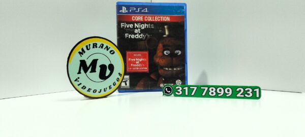 FiveNightsAtFreddysCoreCollection-USED-PS4-MuranoVideojuegos-Front Five Nights At Freddy's - Core Collection