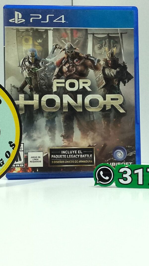 ForHonor-USED-PS4-MuranoVideojuegos-Front For Honor