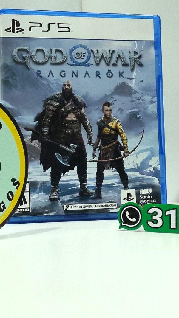 GodOfWarRagnarokUsed-PS5-MuranoVideojuegos-Front God Of War - Ragnarok