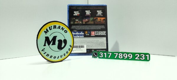 GrandTheaftAutoTheTrilogyTheDefinitiveEdition-NEW-PS4-MuranoVideojuegos-Back Grand Theaft Auto The Trilogy - The Definitive Edition