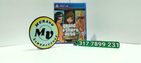 GrandTheaftAutoTheTrilogyTheDefinitiveEdition-NEW-PS4-MuranoVideojuegos-Front Grand Theaft Auto The Trilogy - The Definitive Edition