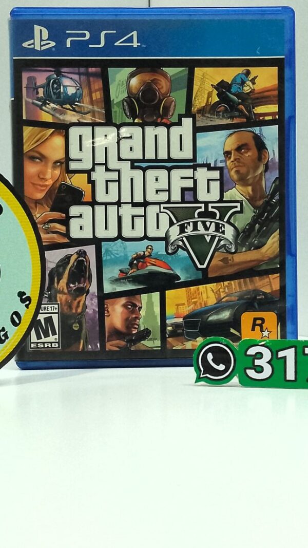 GrandTheftAutoV-USED-PS4-MuranoVideojuegos-Front Grand Theft Auto V
