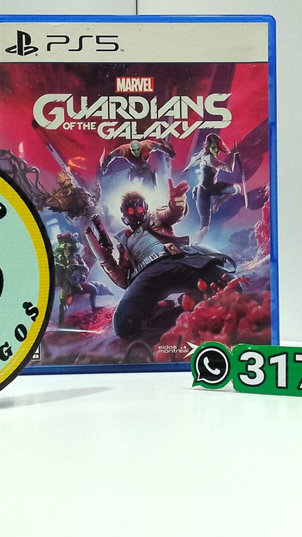 GuardiansOfTheGalaxyUsed-PS5-MuranoVideojuegos-Front Marvel Guardians Of The Galaxy