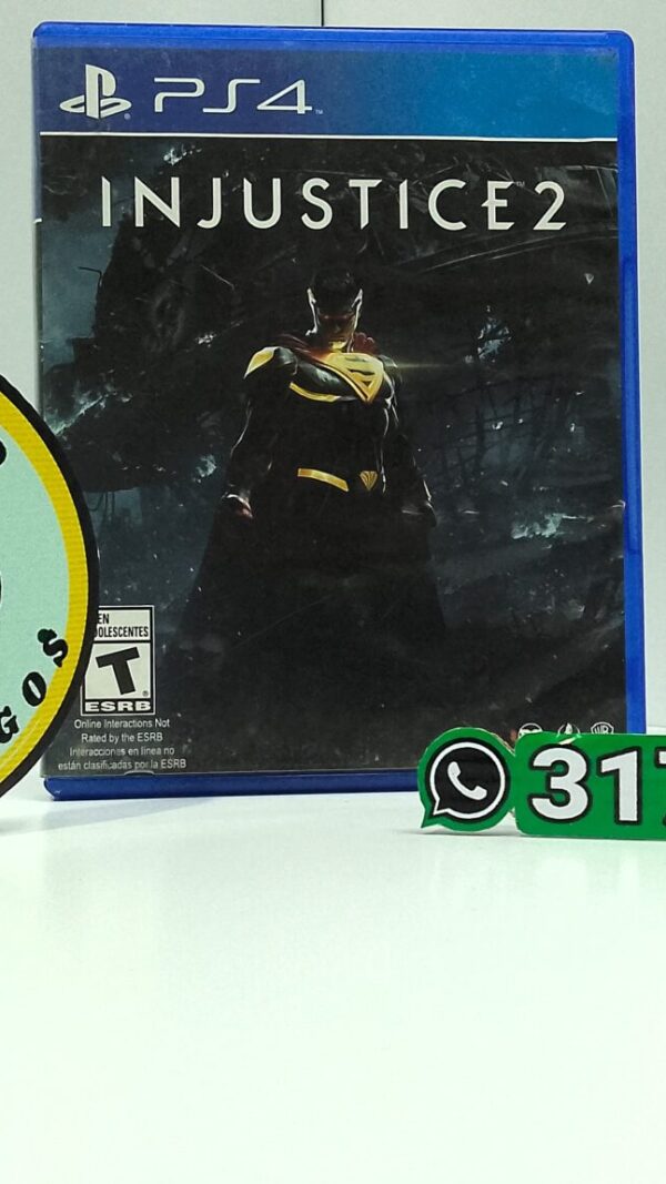 Injustice2-USED-PS4-MuranoVideojuegos-Front Injustice 2