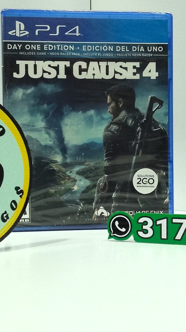 JustCause4DayOneEdition-NEW-PS4-MuranoVideojuegos-Front Just Cause 4 - Day One Edition