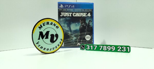 JustCause4DayOneEdition-NEW-PS4-MuranoVideojuegos-Front Just Cause 4 - Day One Edition