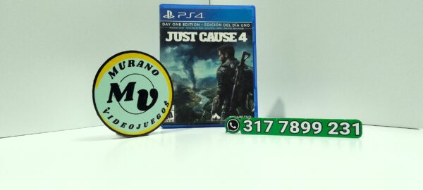 JustCause4DayOneEdition-USED-PS4-MuranoVideojuegos-Front Just Cause 4 - Day One Edition