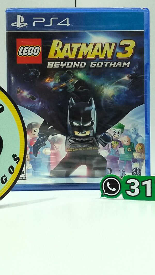 LegoBatman3BeyondGotham-NEW-PS4-MuranoVideojuegos-Front Lego Batman 3 Beyond Gotham