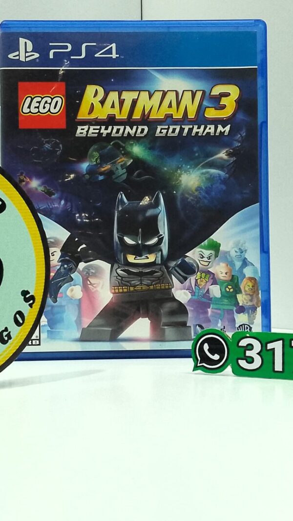 LegoBatman3BeyondGotham-USED-PS4-MuranoVideojuegos-Front Lego Batman 3 Beyond Gotham