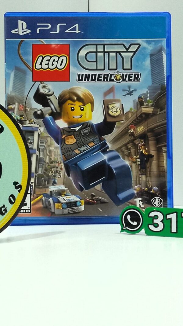 LegoCityUndercover-USED-PS4-MuranoVideojuegos-Front Lego City Undercover