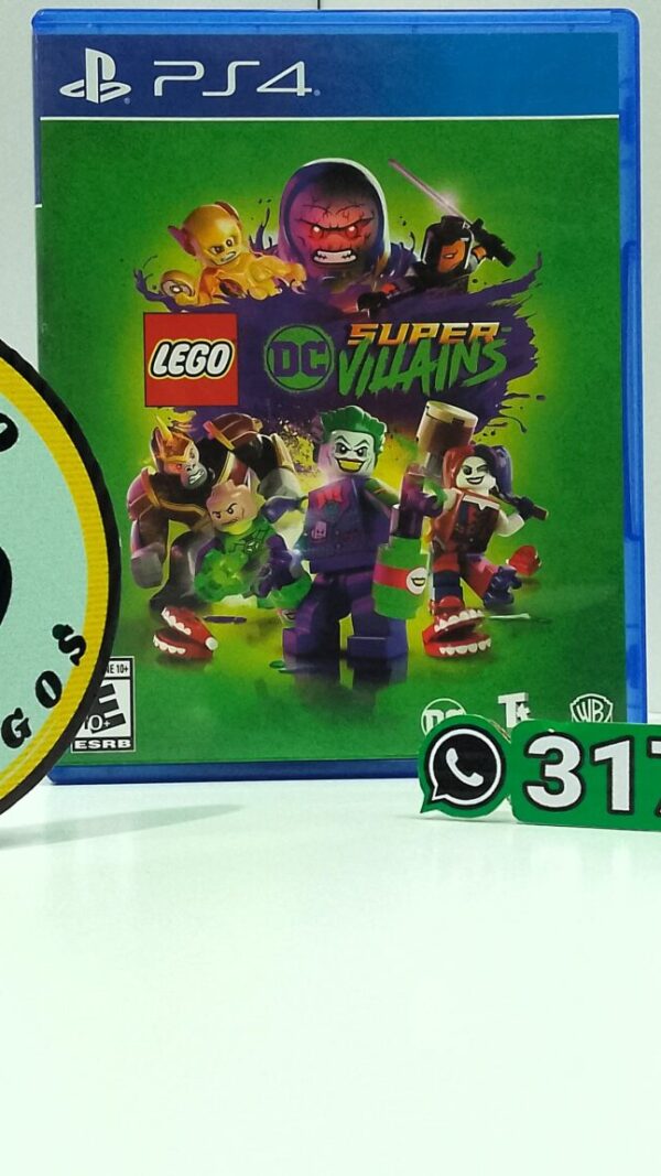 LegoDCSuperVillains-USED-PS4-MuranoVideojuegos-Front Lego DC Super Villains