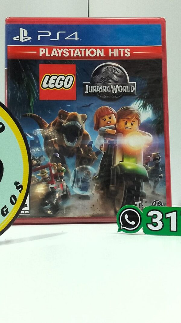 LegoJurassicWorld-NEW-PS4-MuranoVideojuegos-Front Lego Jurassic World