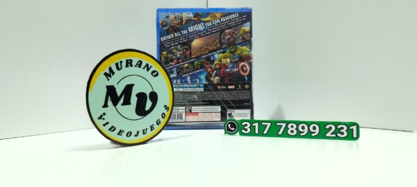 LegoMarvelAvengers-NEW-PS4-MuranoVideojuegos-Back Lego Marvel Avengers