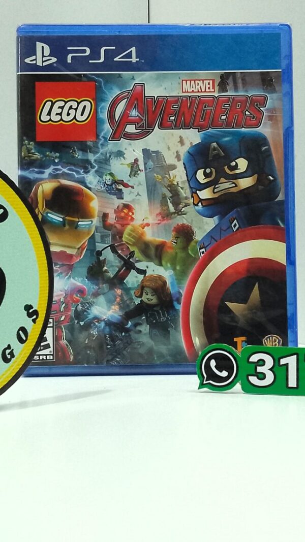 LegoMarvelAvengers-NEW-PS4-MuranoVideojuegos-Front Lego Marvel Avengers