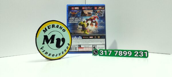 LegoMarvelCollection3Games-NEW-PS4-MuranoVideojuegos-Back Lego - Marvel Collection - 3 Games