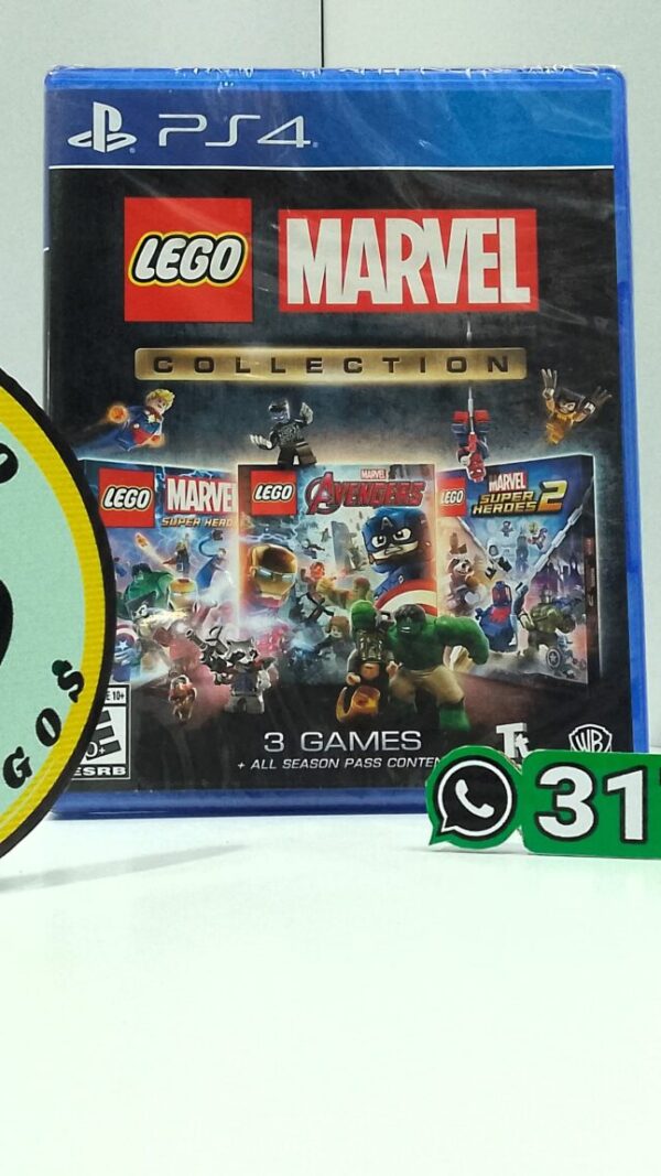 LegoMarvelCollection3Games-NEW-PS4-MuranoVideojuegos-Front Lego - Marvel Collection - 3 Games
