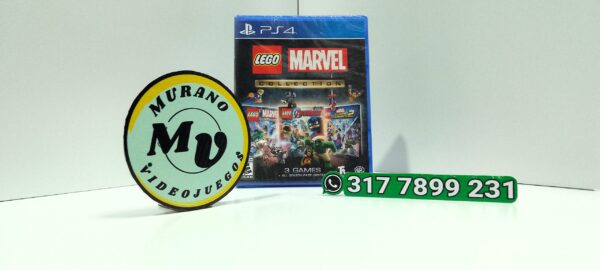 LegoMarvelCollection3Games-NEW-PS4-MuranoVideojuegos-Front Lego - Marvel Collection - 3 Games