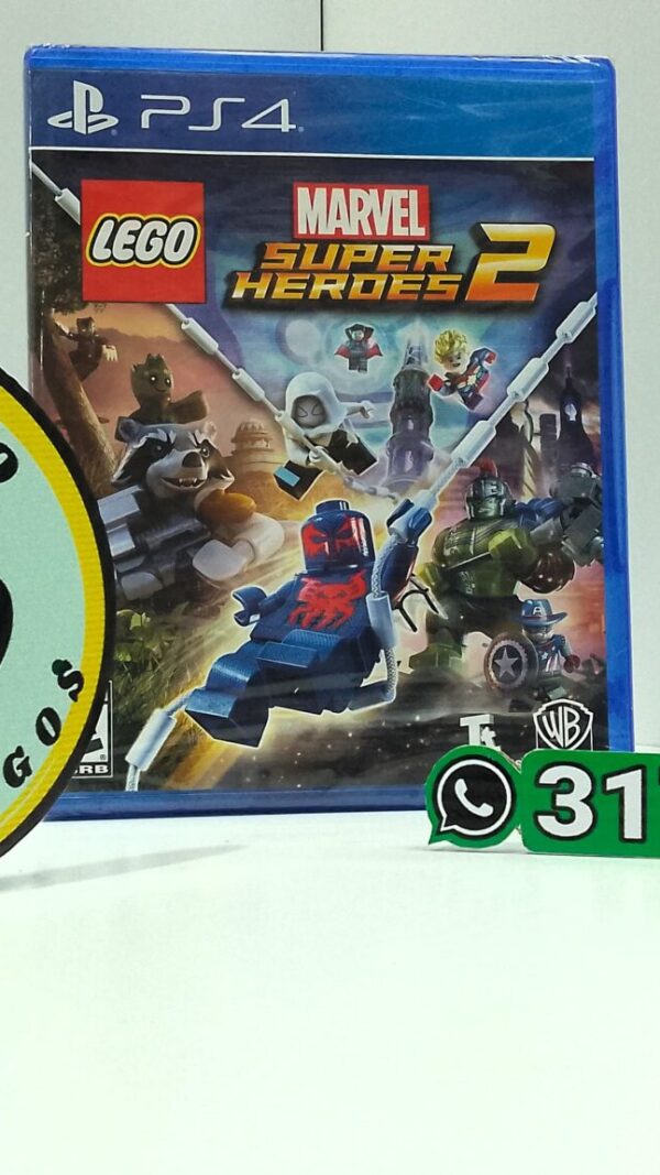 LegoMarvelSuperHeroes2-NEW-PS4-MuranoVideojuegos-Front Lego Marvel Super Heroes 2
