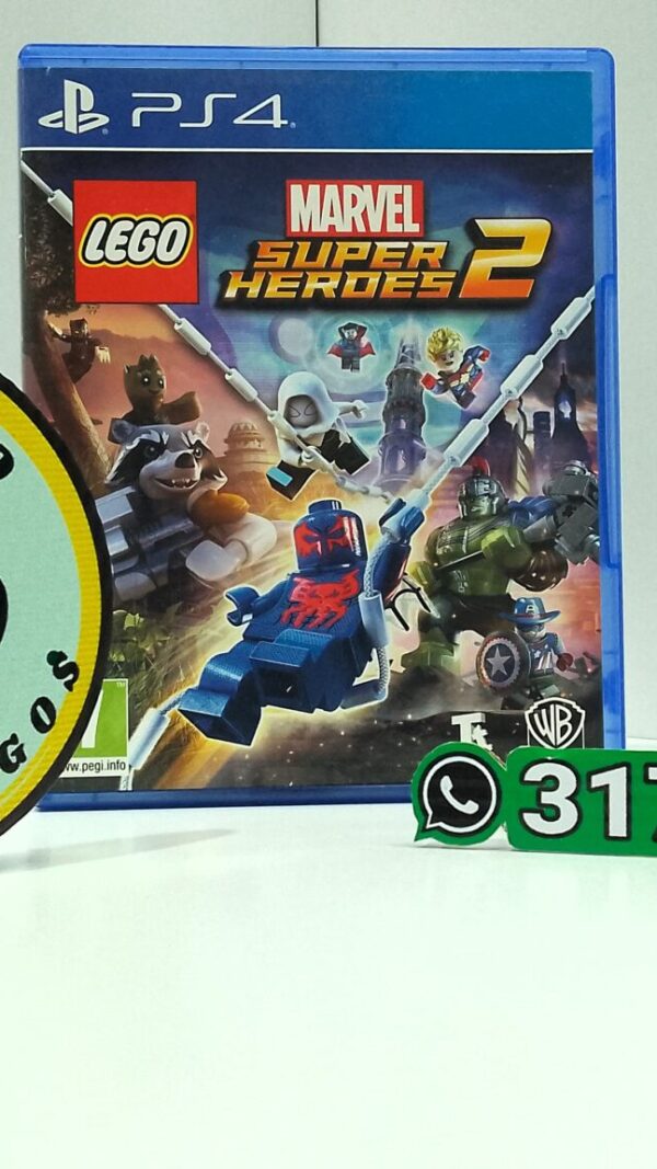 LegoMarvelSuperHeroes2-USED-PS4-MuranoVideojuegos-Front Lego Marvel Super Heroes 2
