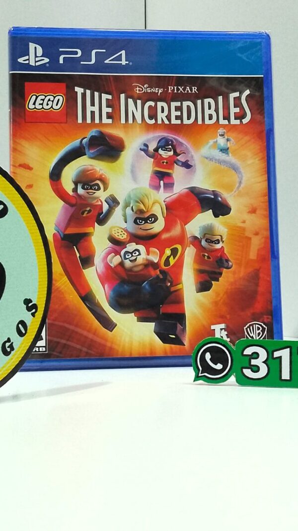 LegoTheIncredibles-NEW-PS4-MuranoVideojuegos-Front Lego The Incredibles