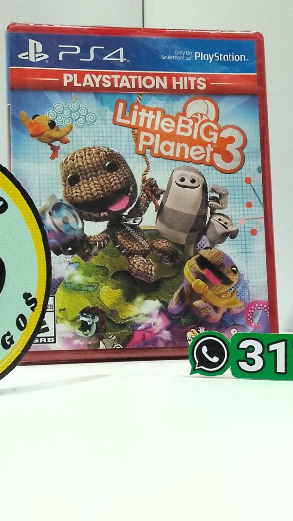 LittleBigPlanet3-NEW-PS4-MuranoVideojuegos-Front Little Big Planet 3