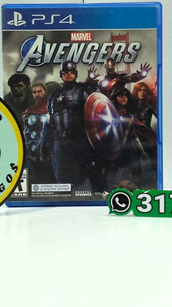 MarvelAvengers-USED-PS4-MuranoVideojuegos-Front Marvel Avengers