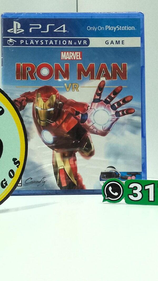 MarvelIronManVR-NEW-PS4-MuranoVideojuegos-Front Marvel Iron Man VR