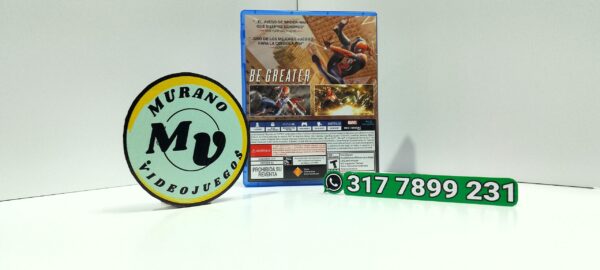 MarvelSpidermanEdicionJuegoDelAño-USED-PS4-MuranoVideojuegos-Back Marvel Spiderman Edición - Juego Del Año