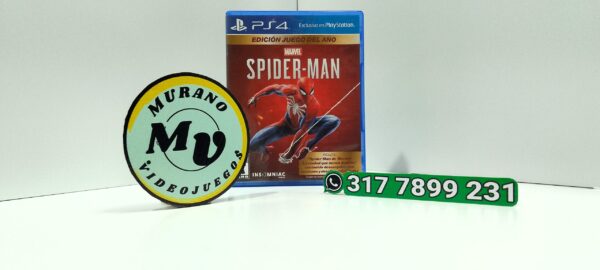 MarvelSpidermanEdicionJuegoDelAño-USED-PS4-MuranoVideojuegos-Front Marvel Spiderman Edición - Juego Del Año